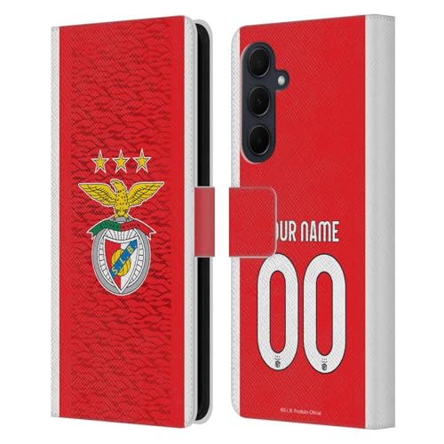 Coque Samsung Galaxy A35 5G SL Benfica maillot domicile étui portefeuille cuir