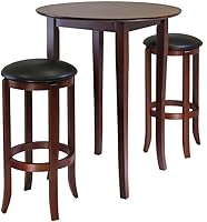 Vista 4 de Winsome Fiona, 4 taburetes, Nuez