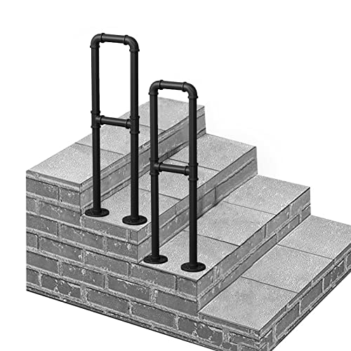 Rampe d'escalier à piquets antidérapante et résistante aux intempéries - 2