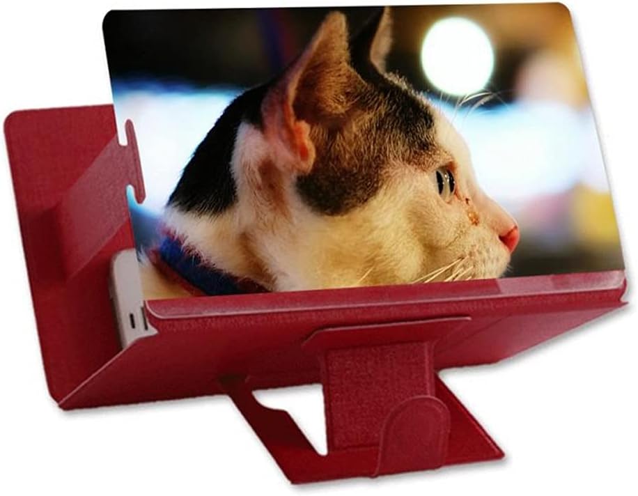 3D Phone Screen Magnifier Stereoscopic Movie Video Foldable Desktop 8 Inch Bracket Folding Amplifying Mobile Holder