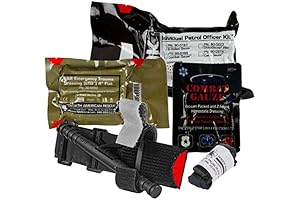 Individual Patrol Officers Kit "IPOK" w/OD Molle Pouch (w/Combat Gauze)