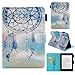 Produktbild Edauto Kompatibel mit Kindle Paperwhite Hülle (10. Generation 2018) Lederhülle Case Schutzhülle Kunstleder Wallet Ständer Etui Smart Cover Folio Tasche mit Auto Aufwachen/Schlaf Funktion Windspiele