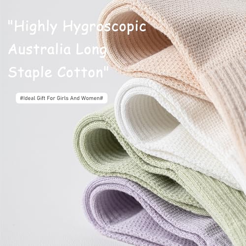 Women's Cotton Crew Socks-Breathable, Moisture-Wicking,Casual&Athletic Wear|Soft Calf Socks with Arch Support3