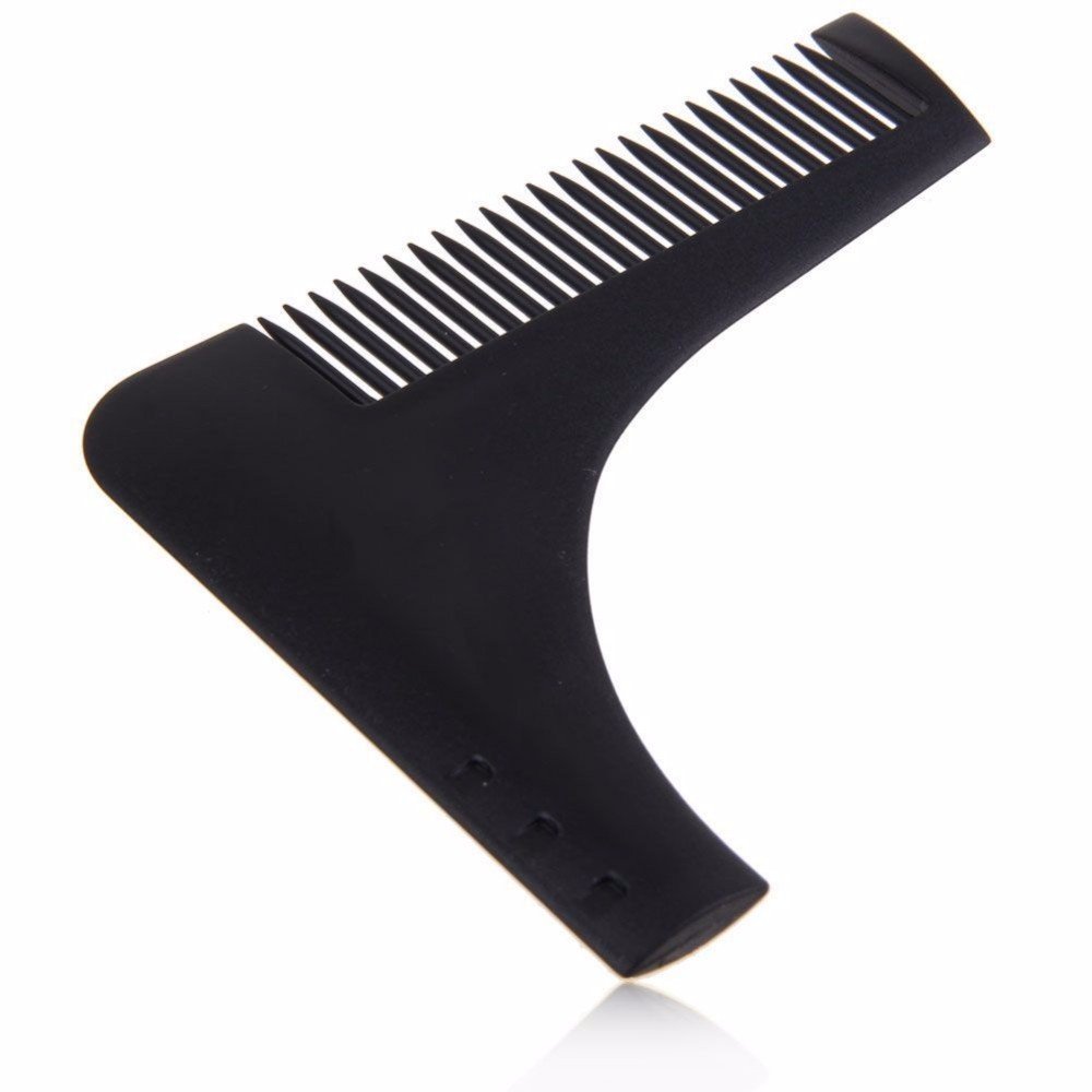Beard Shaping & Styling Tool with inbuilt Comb for Perfect line up & Edging, use with a Beard Trimmer or Razor to Style Your Beard & Facial Hair, Premium Quality Product