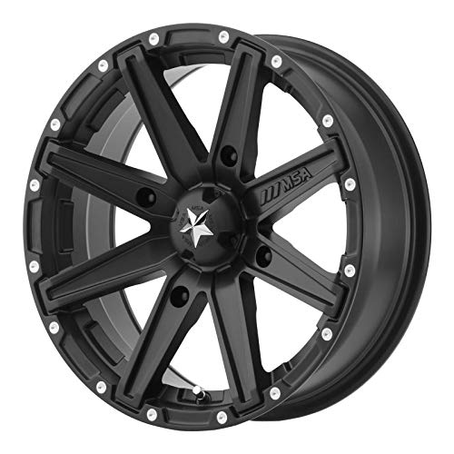 MSA M33 Clutch 14x7 ATV/UTV Wheel - Satin Black (4/110) -47mm [M33-14710]