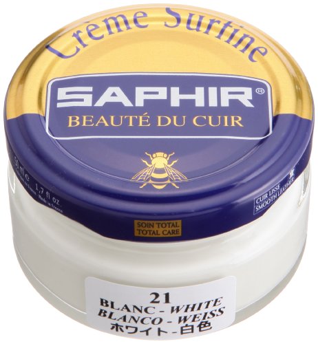 Saphir Creme Surfine Pommadier Shoe Polish 50ml - White