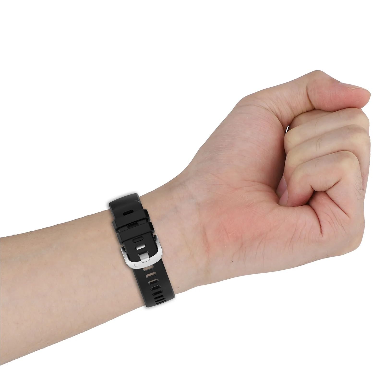 Uniwersalny zamiennik 18 mm 20 mm 22 mm silikonowy pasek pasek do zegarka bransoletka opaska na nadgarstek (czarny, 22 mm)