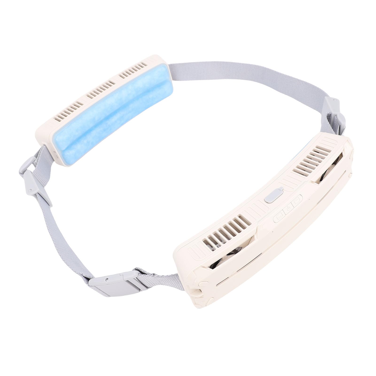 Fafeicy Ventilatore da Vita Indossabile con Batteria da 5000mAh e Tecnologia di Raffreddamento Integrata per Lavoro e Sport All'aperto (WHITE)