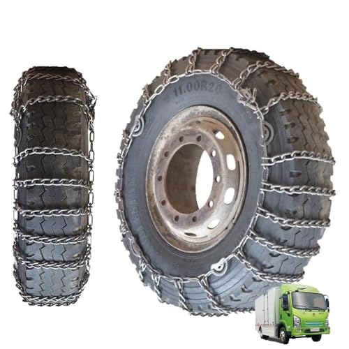 9mm Set of 2 Snow Tire Chains for Car SUV Pickup Trucks Van Trucks ATV Semi Trucks Light Truck Heavy Goods Vehicles 6.00-14 9mm 205/75R17.5