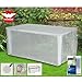 Produktbild Schutzhülle für rechteckigen Gartentisch ca. 220 x 100 x 75cm, PE-Gewebe, 75g/m²  Garten Tisch Schutz Hülle Gartenmöbel Abdeckung Abdeck Haube Plane rechteckig Reißfest und wetterbeständig abwaschbar