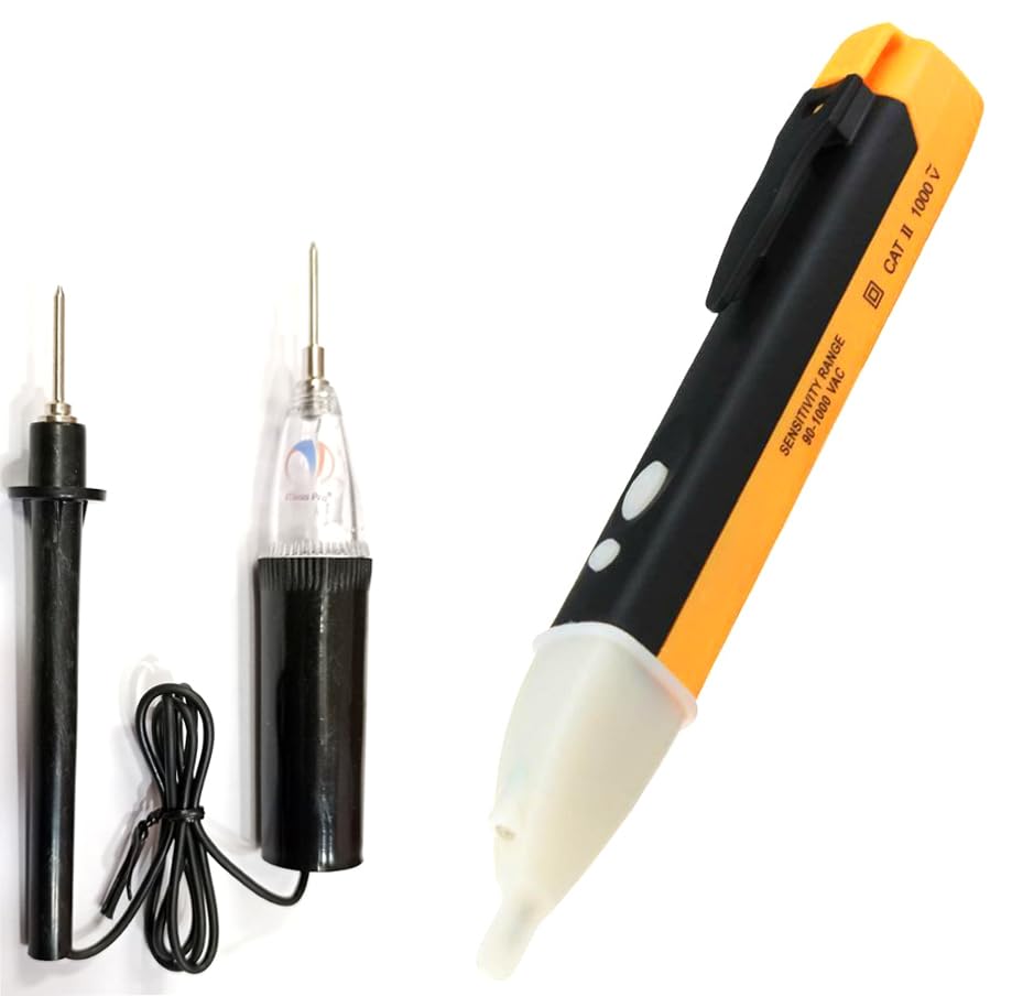 Mass Pro Voltage Touchless Analog Voltage tester With 1pc Continuity Tester