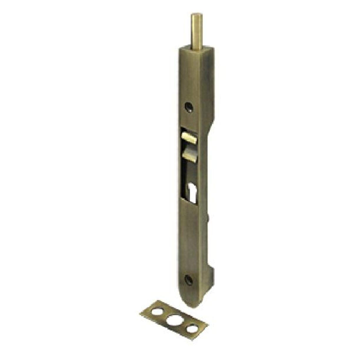 Deltana 7FBR5 HD Solid Brass 7-Inch Flush Bolt