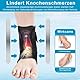 Verstellbare Sprunggelenkbandage mit Drehknopf, Knöchelbandage mit Abnehmbare seitliche Stabilisatoren, Fußbandage für Plantarfasziitis, Arthritis, ACL, Gelenkschmerzen, Fersensporn, Sport (M)