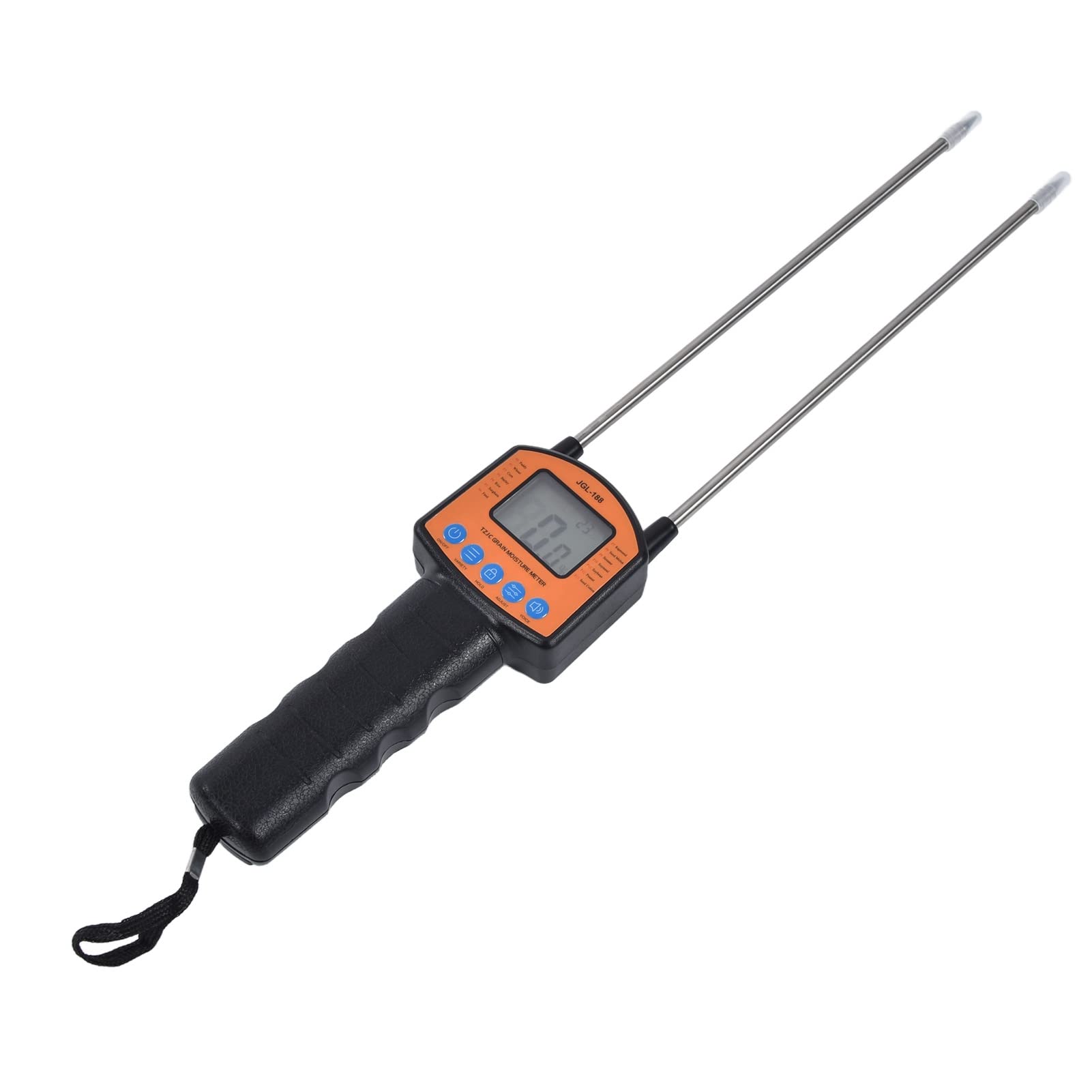 Mumusuki Misuratore di umidità per Farina Digitale, misuratore di umidità per Cereali Misuratore di umidità per Fieno Portatile per Paglia di Cereali Leymus Chinensis