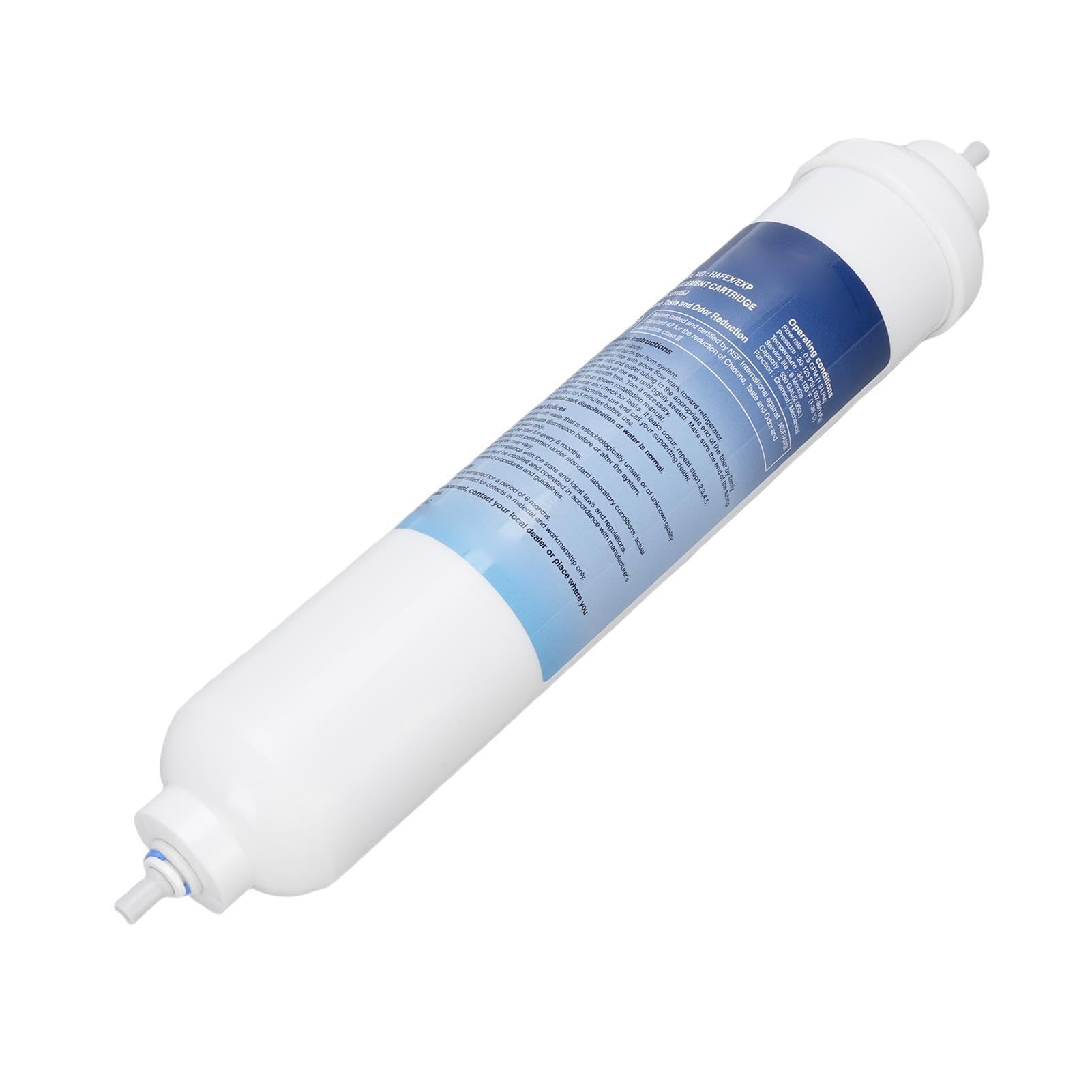 SEAFRONT Filtro de Agua para Frigorífico, Repuesto de Filtro de Agua para Refrigerador, Suministros de Cocina con 2 Accesorios para Fijación