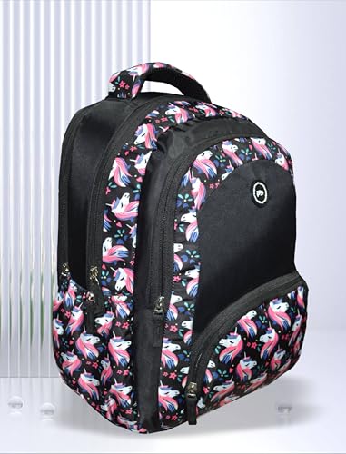 Image of PB Pearlbags LARSEN 21L Printed Casual Backpack,3 Compartment,Premium Fabric,Water Resistant Anti Theft,School & College Bag for Boys and Girls,Office & Travel Bag for Men and Women,46X31X15 Cms