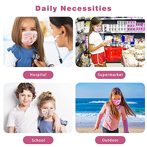 Iginoa KZ-QQ-002 Kids Face Mask 3 Ply Layer Safty Breathable Fabric thumb #4