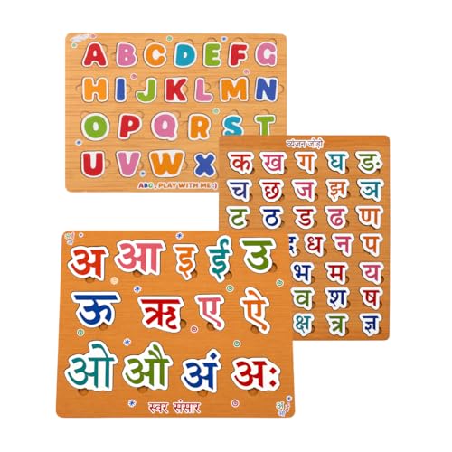 Image of Wooden Learning Educational Game Board for Kids, Puzzle Toys for 2 Years Old Boys & Girls (COM002)