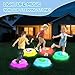ABVSAB Stepping Stones for Kids with Light & Music,Toddler Sensory Toy for Obstacle Course Coordination，4 Year Old Girl Birthday Gifts for Boys Kids 3+