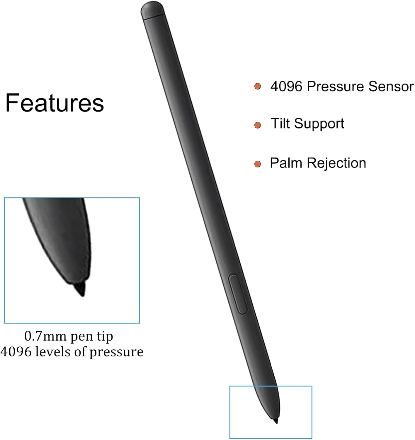 Set 20 Punte Di Ricambio Per Penna Stilo Bewinner – Per Galaxy Tab S8 E S8 Plus – Con Pinzette, Ditali E Pennelli