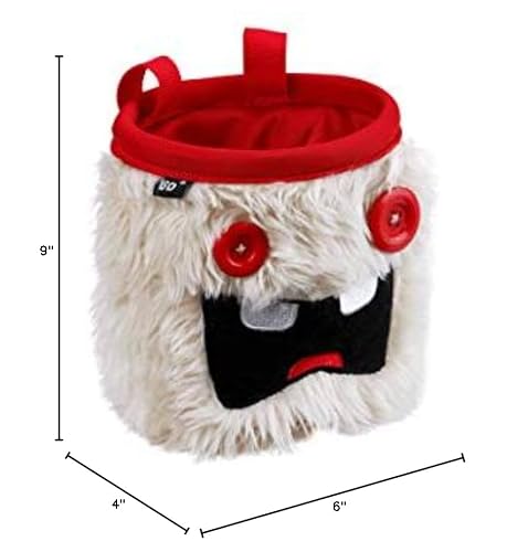 8BPLUS Chalk Bag for Climbing, Bouldering, Belt and Giftbox Included - Wide Opening - Brush Holders, for Left & Right Handers (PAM)