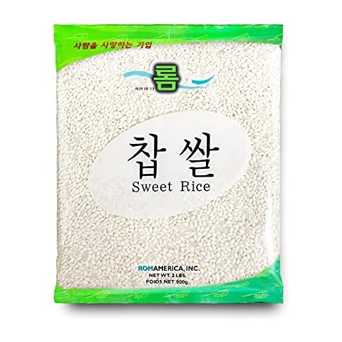 ROM AMERICA Sweet Rice Sticky Rice Glutinous Rice 찹쌀 2 Pound Cover