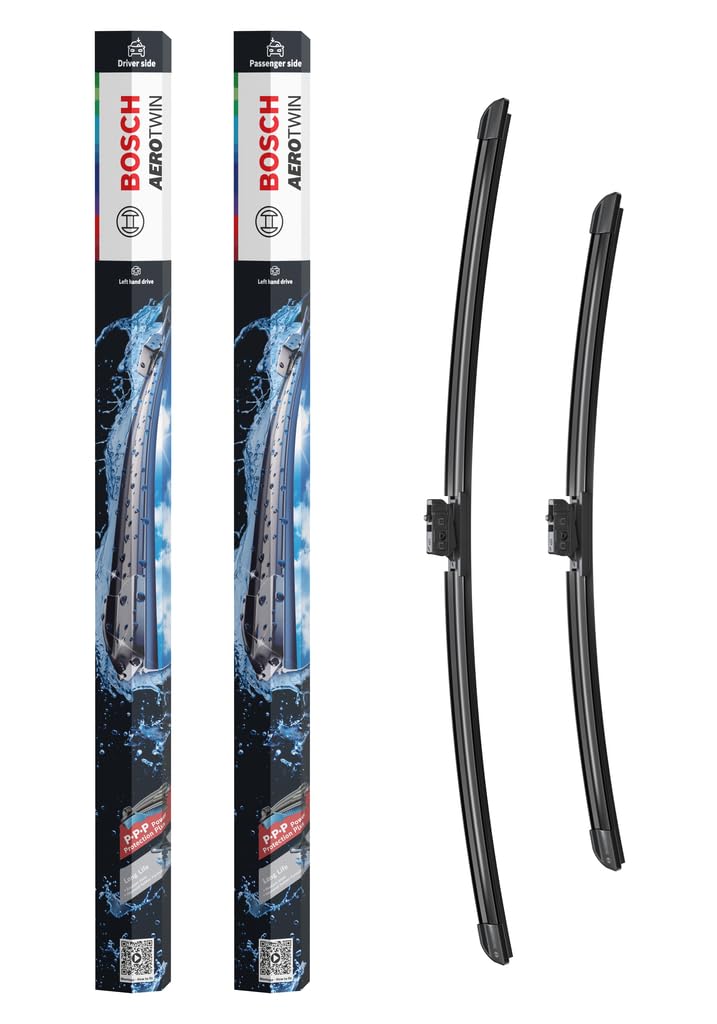 Bosch eA204S - tergicristalli Aerotwin - Lunghezza: 600/475 mm - 1 set per parabrezza anteriore, spedito in confezione originale: meno sprechi, facile apertura
