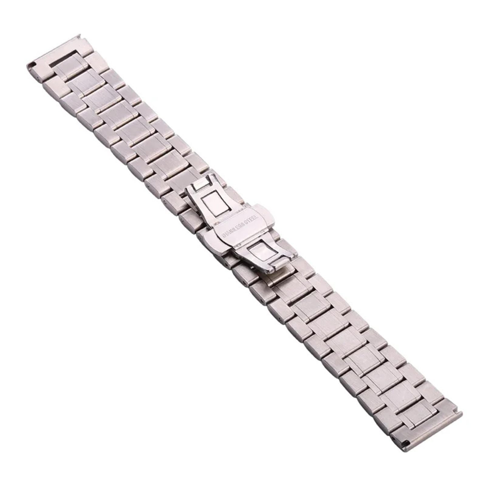 yingyingjia Pasek Do Zegarka Ze Stali Nierdzewnej Bransoleta Uniwersalny Pasek Metalowy 16 Mm Do 24 Mm Solidny Pasek Do Zegarka Dla Mężczyzn Fine Steel Accessories