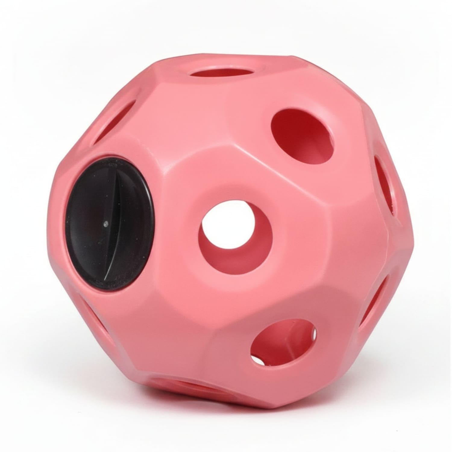 Perforated Hay Dispenser Ball Slow-Feeding Hay Toy Ball Hollow Horse Toy with Feed Opening Molded for Horses, Donkeys, Cattle, Paddock, Stable, Pink-image-26