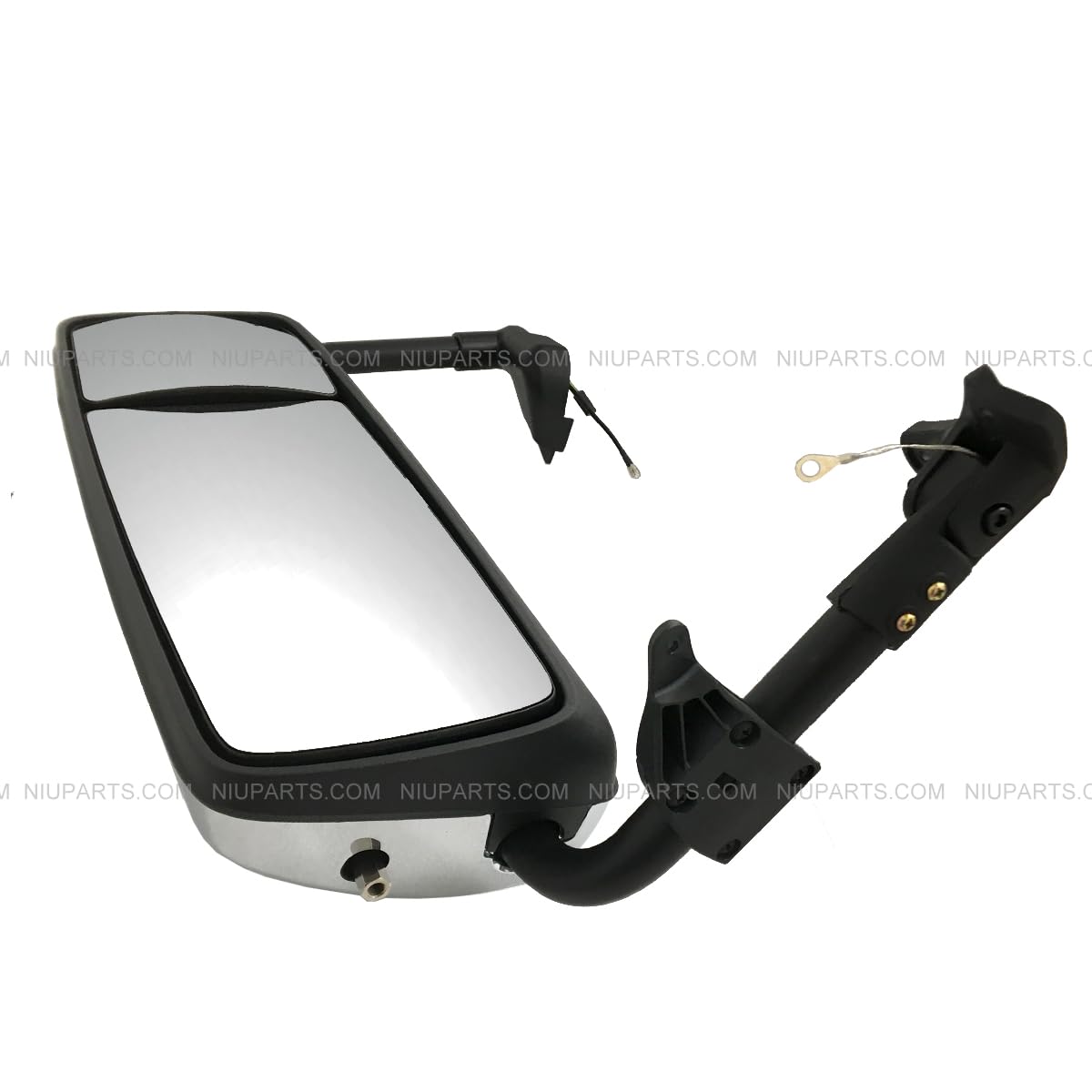 Amazon.com: Door Mirror Power Heated Chrome Cover with Bracket Arm 