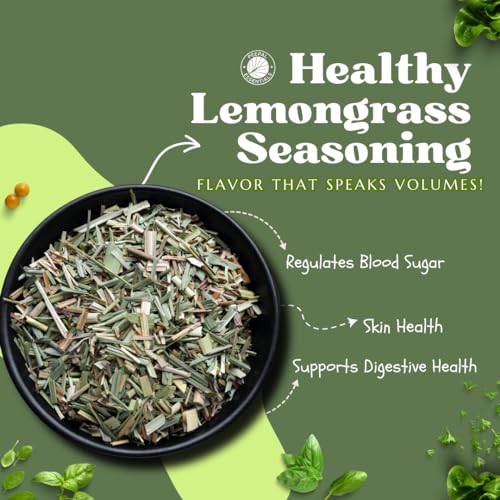 Image of Peepal Essentials Lemongrass -Dried herb & Seasoning, Aromatic,No Added Colors, Preservatives, and MSG - 20 g(Pack of 1)