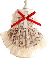 Vista 204 de Vestido de princesa de encaje para perros pequeños y pequeños extragrandes, color negro, talla L