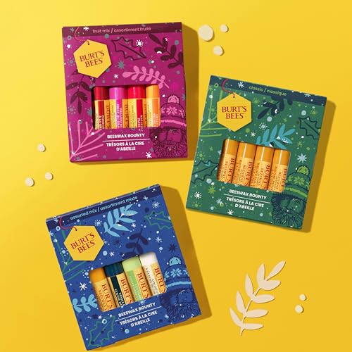 Burt's Bees Lip Balm Gift Set, Beeswax Bounty Classic, Perfect Lip Balms for Holiday Gift Baskets, 4-Pack, 0.15 oz. - image 6