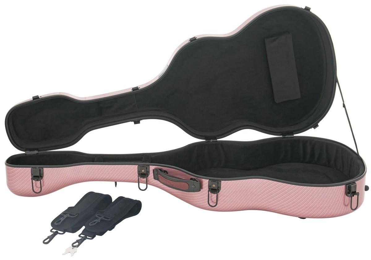 M-Case Gitarrenkoffer für Klassische Gitarre 39” - 4/4 Fiberglass Ultra Light Special rot