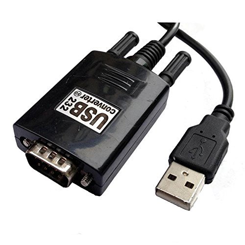 Technotech USB to Serial (RS232, DB9) Cable Adapter Converter (Black) - Image 2