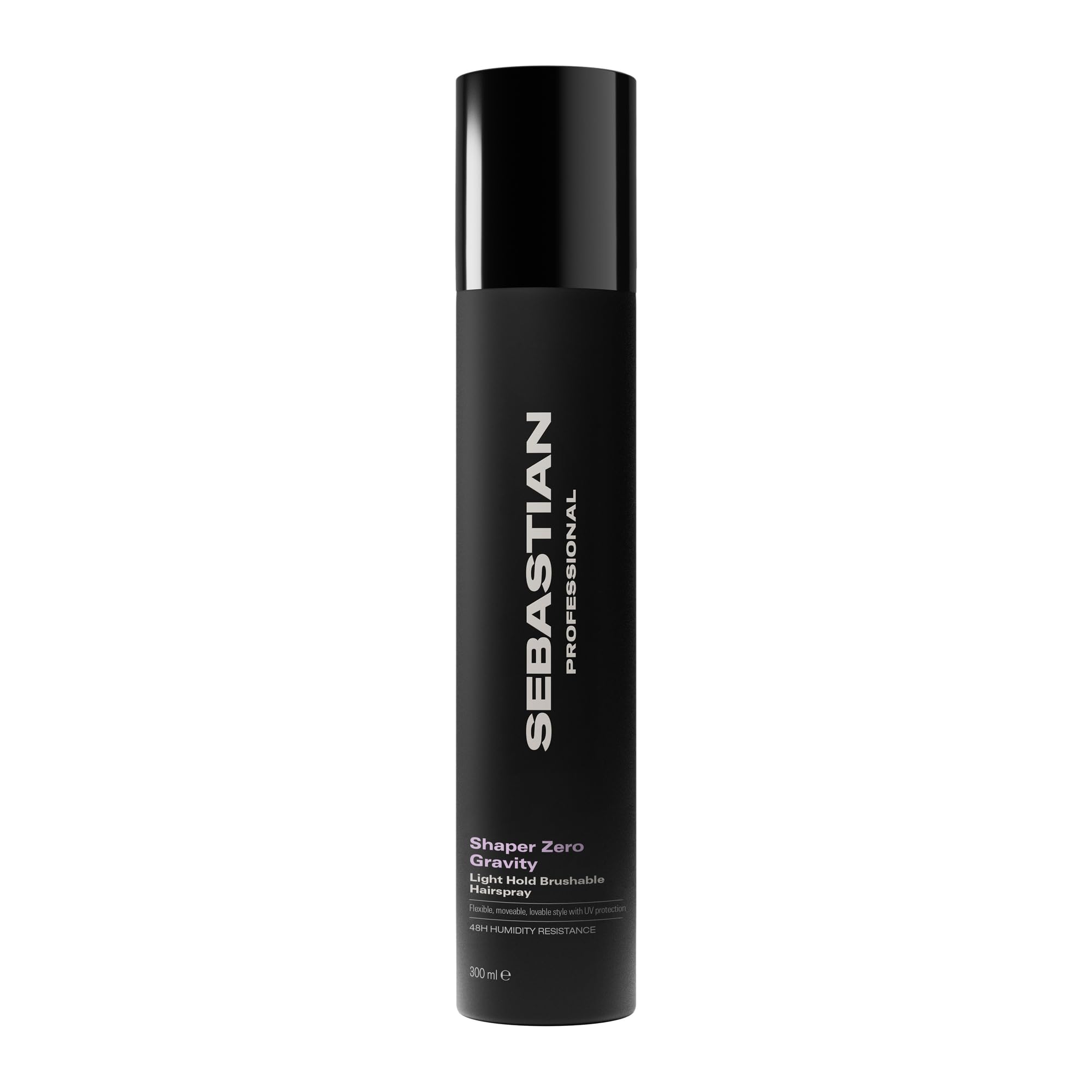 Sebastian Professional Shaper Zero Gravity Light Hold Hairspray – Haarspray mit leichtem Halt & natürlichem Finish, 24h Schutz vor Feuchtigkeit & UV-Strahlen – 300 ml