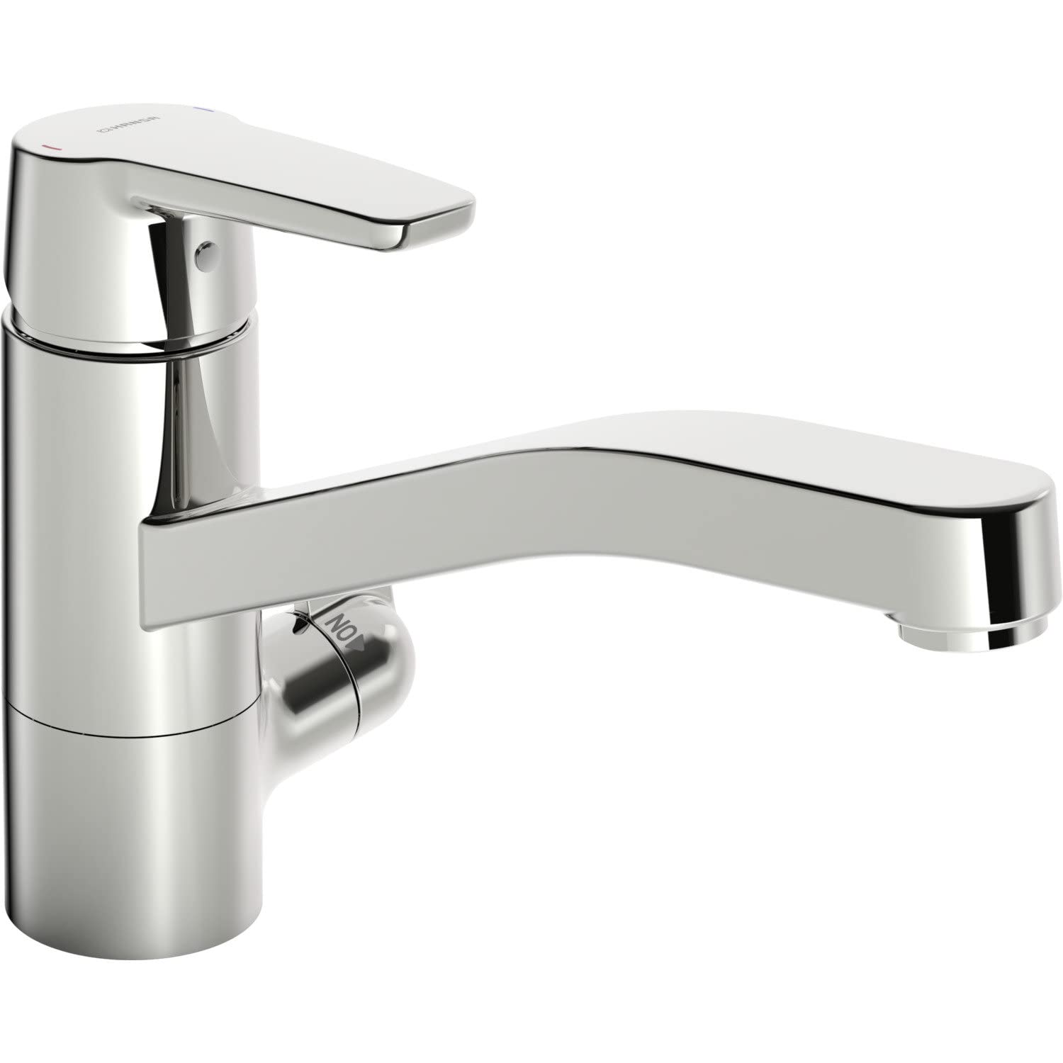 Hansa52662293 Mixer Sink Tap Hansapolo DN15/Shut Off Valve for Cold Water Only Device/Pivoting Spout 120 Degree/60 Degree Set Squares |12l/min, Depth: 216 mm