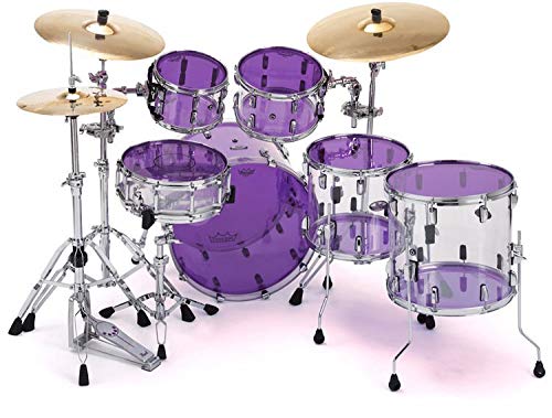 Remo Drumhead Colortone Emperor Clear Purple - 12" - BE-0312-CT-PU - Image 3