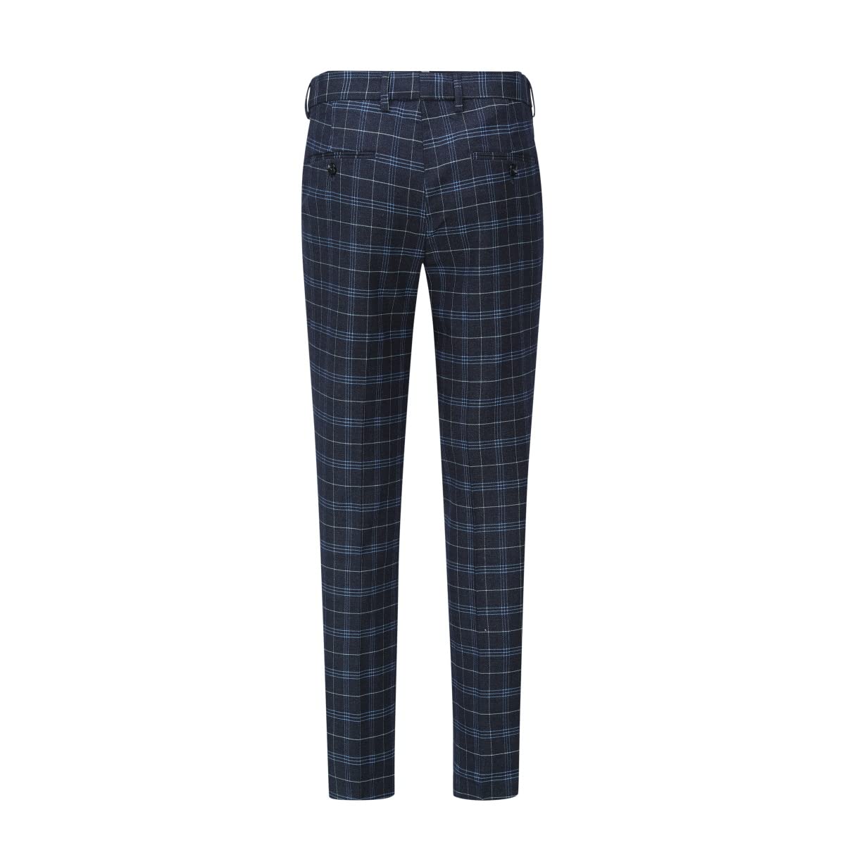 Allthemen Traje de Hombre de Dos Piezas a Cuadros Trajes de Negocios Esmoquin Chaqueta de 2 Botones para Boda