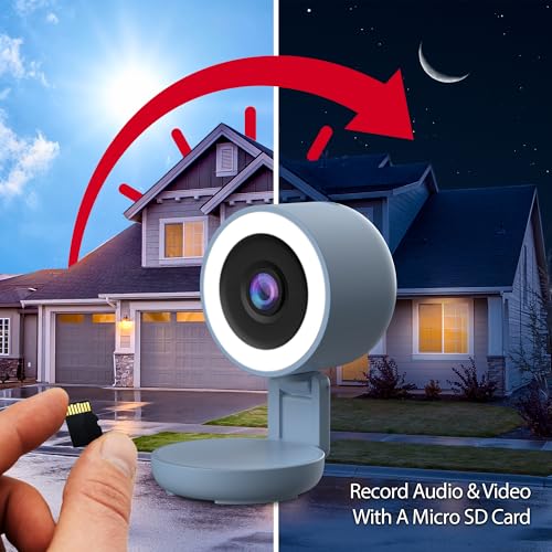Energizer Smart 2K Wired Indoor Camera with Light for Night Vision, 5GHz & 2.4GHz Wi-Fi, Foldable for Privacy, Remote Access, 130° Wide Angle, Recording, Instant Motion Alerts, Two-Way Audio (Blue) - image 3