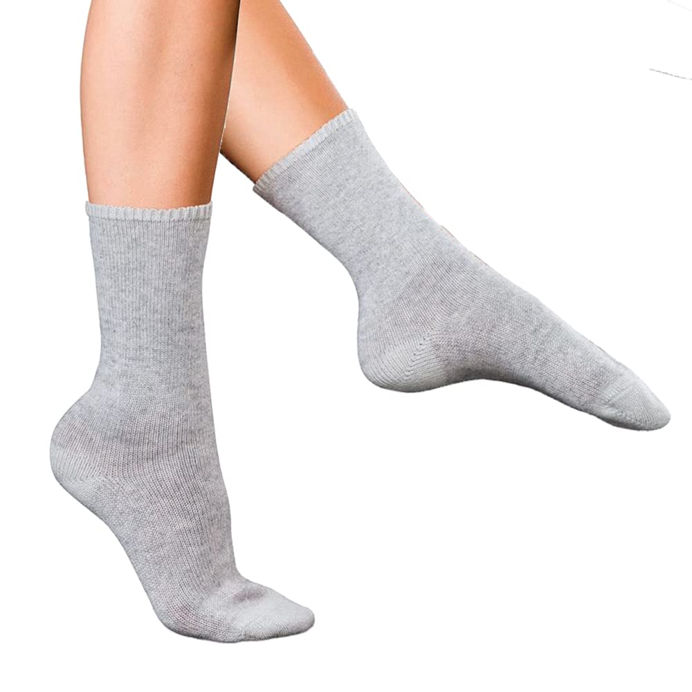 FALKE Damen No. 1 Socken atmungsaktives klimaregulierendes Kaschmir hochwertig kuschelig warm verstärkte Damensocken flache Naht für druckfreie Fußspitze leicht einfarbig 1 Paar