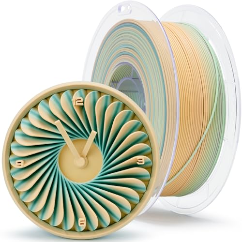 Image of ZIRO Fast Gradient PLA, Matte Multi Colors Filament 1.75mm, Color Change by Length 3D Printer Filament, Dimensional Accuracy + /-0.03mm, Fit Most 3D Printers, 1KG / 2.2lbs Spool, Cool Daybreak