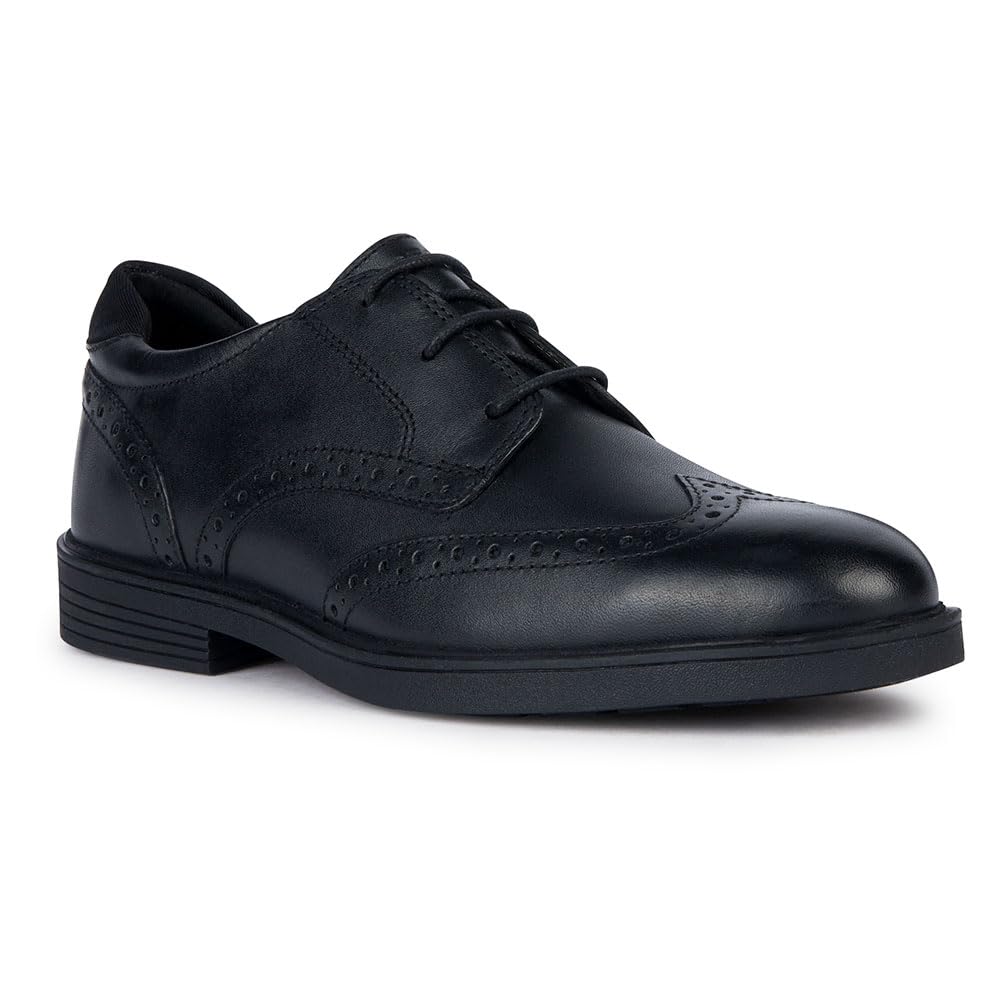 Geox J ZHEENO BOY B Sneaker, Black, 3 UK