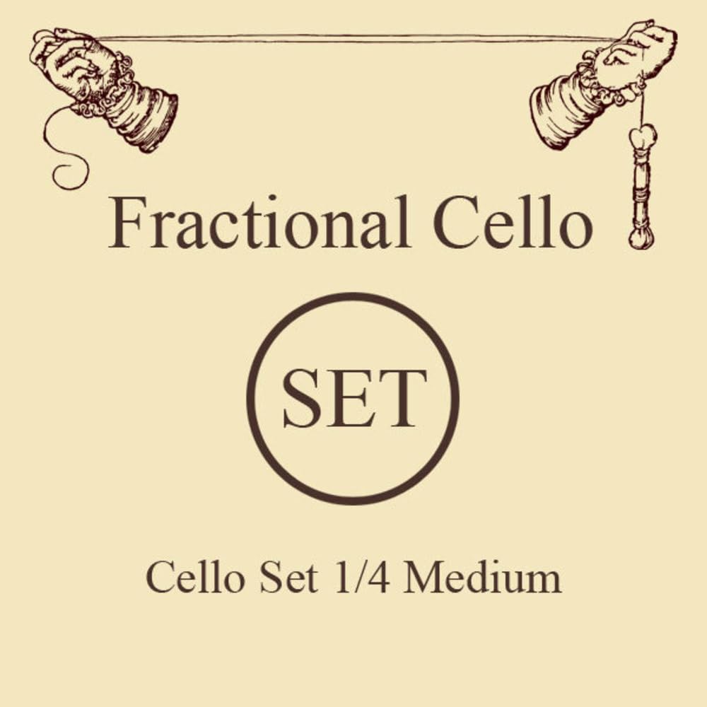 Larsen Original Fractional Cello Strings - Small Sizes Set 1/4 Medium