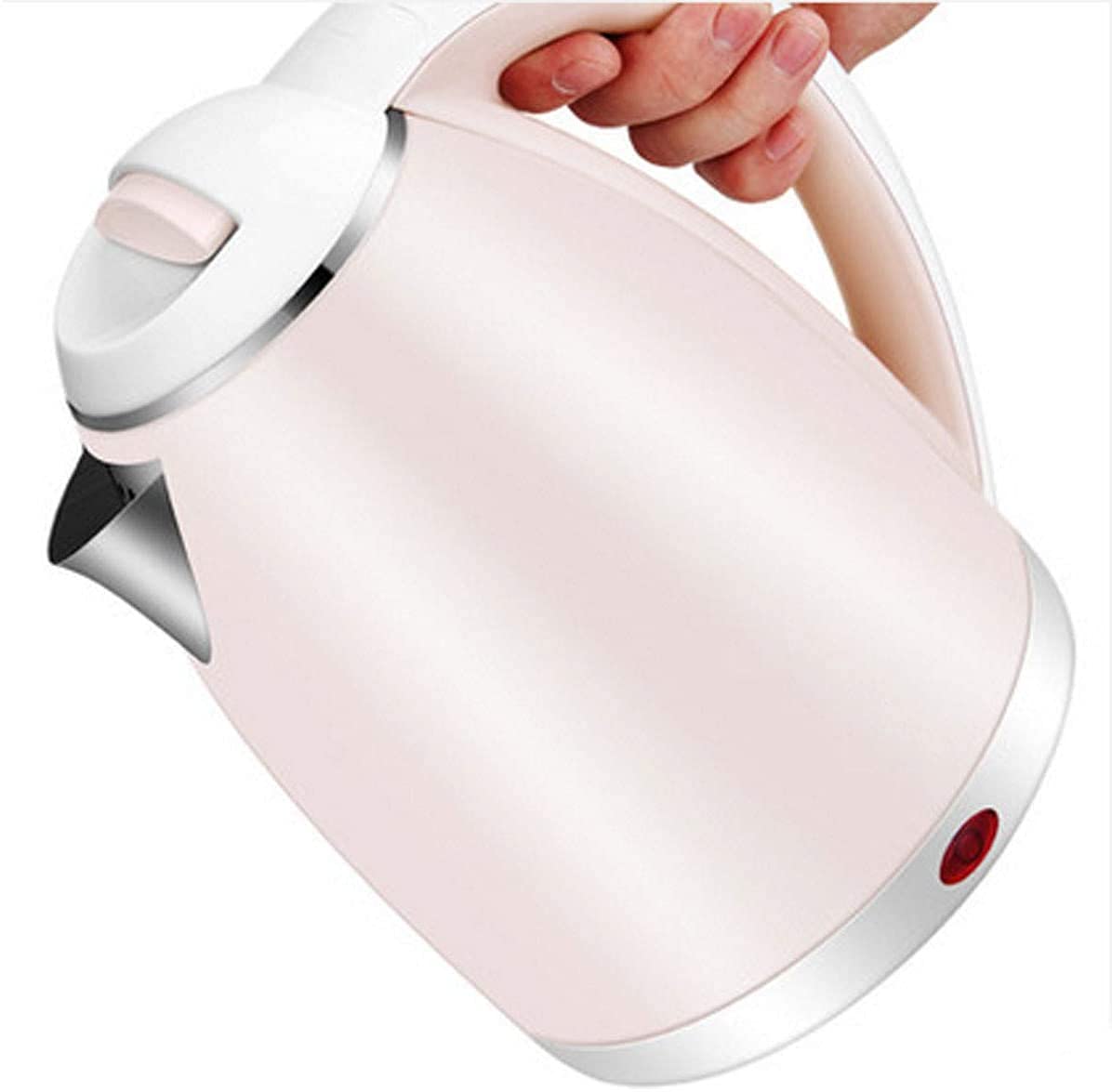 hervidor eléctrico, Hervidor eléctrico con preservación de calor, 1. 7 L, rosa claro