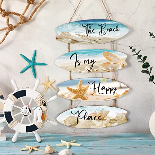 Sintuff-Beach-Bathroom-Wall-Decor-Wood-Hanging-Ocean-Decorations-for-Home-Starfish-Wall-Art-The-Beach-is-My-Happy-Place-Signs-Nautical-Wooden-Plaque-for-Spa-Washroom Sintuff Beach Bathroom Wall Decor Wood Hanging Ocean Decorations for Home Starfish Wall Art The Beach is My Happy Place Signs Nautical Wooden Plaque for Spa Washroom