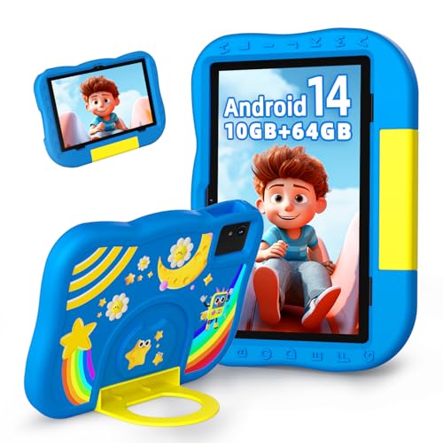 Rebecco Kinder Tablet 10 Zoll Android 14 Tablet für Kinder mit Octa-Core,...