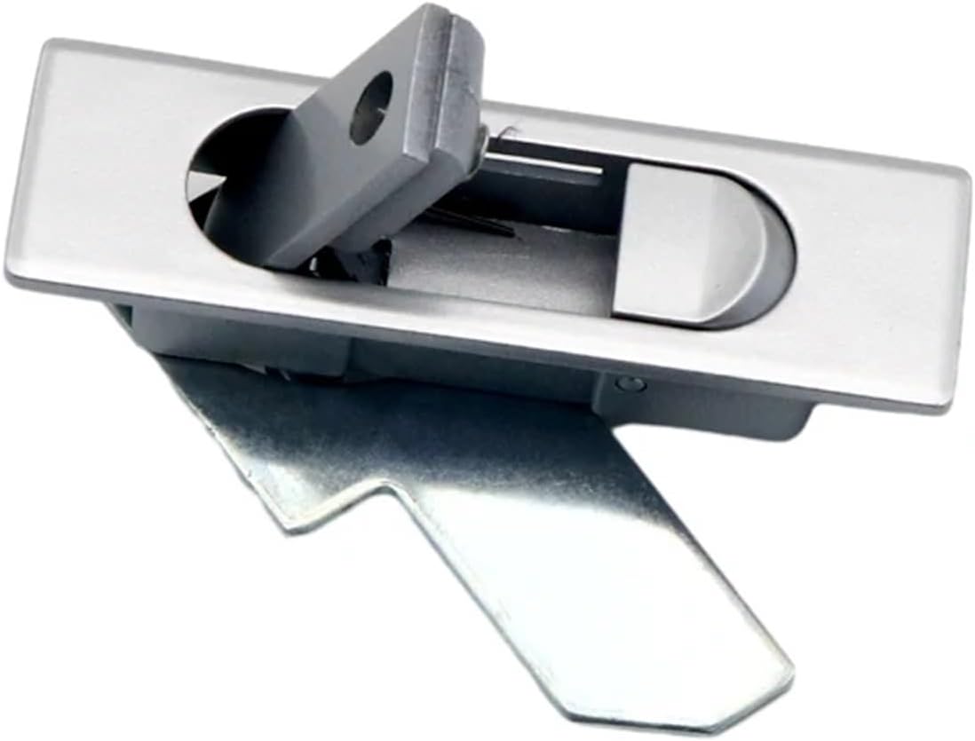 Flat Configuration for Electrical Cabinet Door Locks Pop-Up Chassis Industrial Lockszinc Alloy 1Pcs(No Lock)