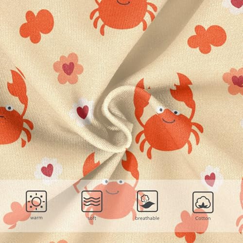 Summer Crab Yellow Toddler Girls's Underwear 2T 23018933