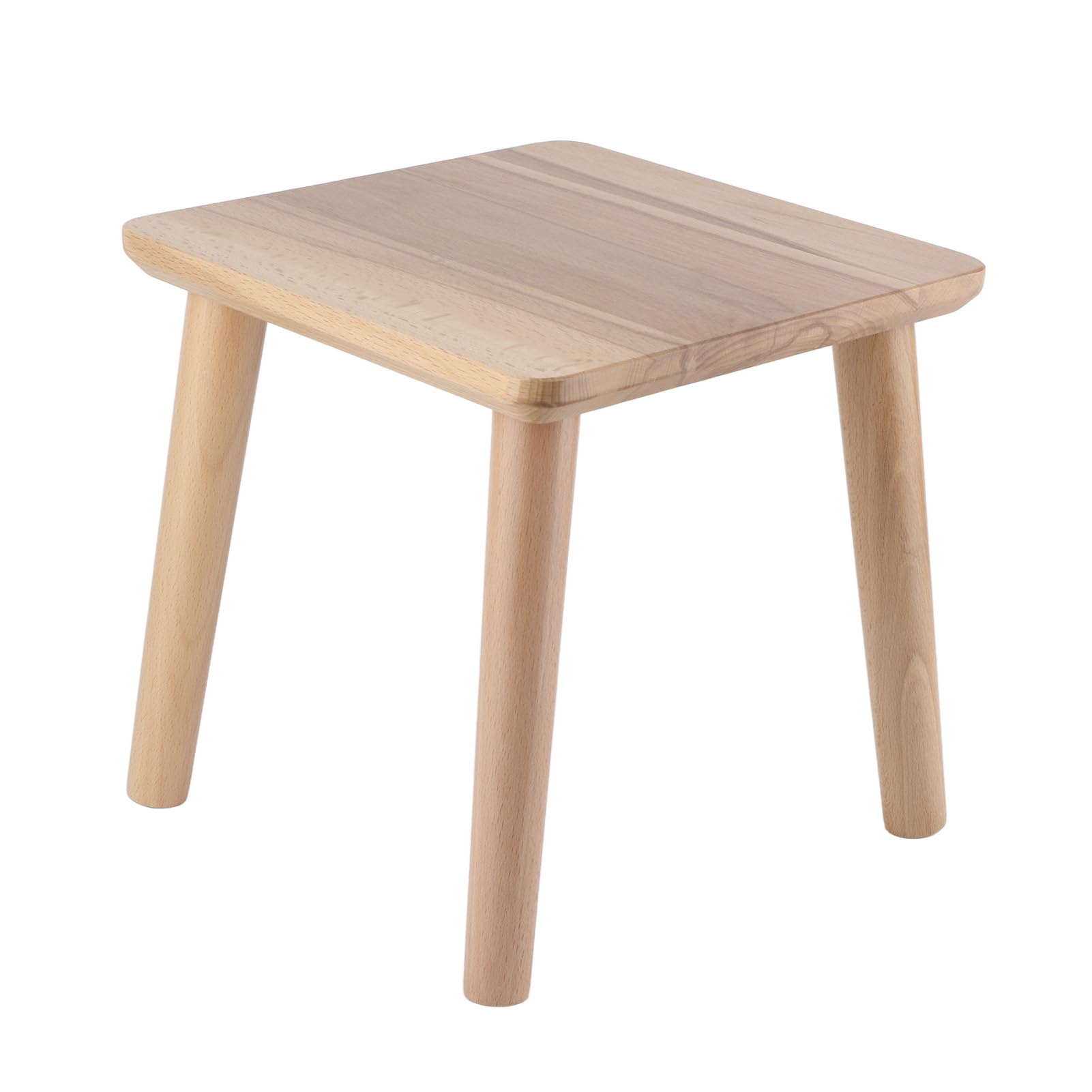 Qcwwy Taburete de Muebles de Bricolaje para Niños y Niños | Banco Infantil con Capacidad de Carga Fuerte | Fácil de Transportar para Jardín y Balcón (Taburete Cuadrado montado en Color